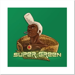 Super Green Posters and Art